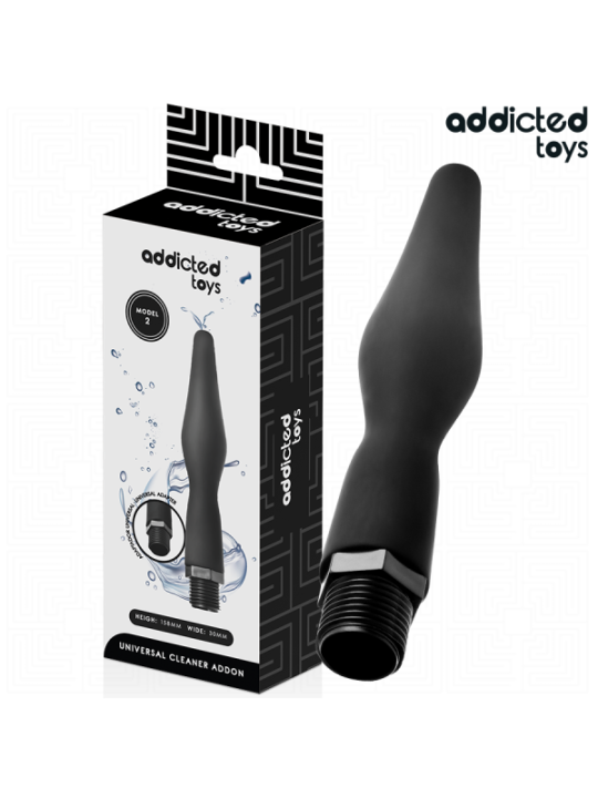 ADDICTED TOYS - NETTOYEUR ANAL AVEC ADAPTATEUR UNIVERSEL MODÈLE 2