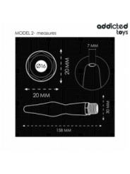 ADDICTED TOYS - NETTOYEUR ANAL AVEC ADAPTATEUR UNIVERSEL MODÈLE 2