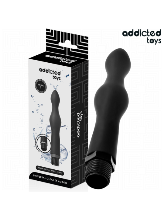 ADDICTED TOYS - NETTOYEUR ANAL AVEC ADAPTATEUR UNIVERSEL MODÈLE 3