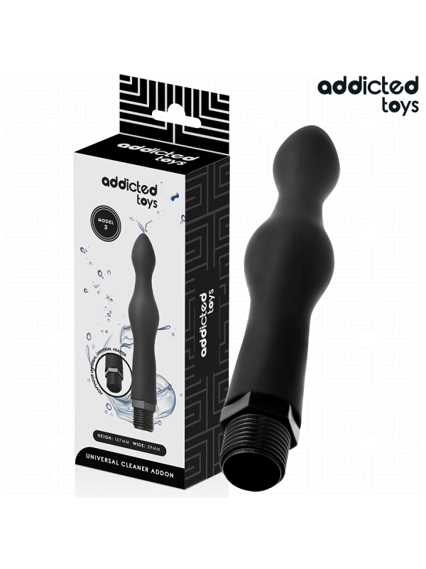 ADDICTED TOYS - NETTOYEUR ANAL AVEC ADAPTATEUR UNIVERSEL MODÈLE 3