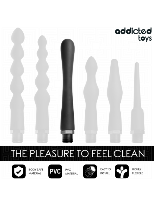 ADDICTED TOYS - NETTOYEUR ANAL AVEC ADAPTATEUR UNIVERSEL MODÈLE 4