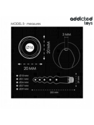 ADDICTED TOYS - NETTOYEUR ANAL AVEC ADAPTATEUR UNIVERSEL MODÈLE 5