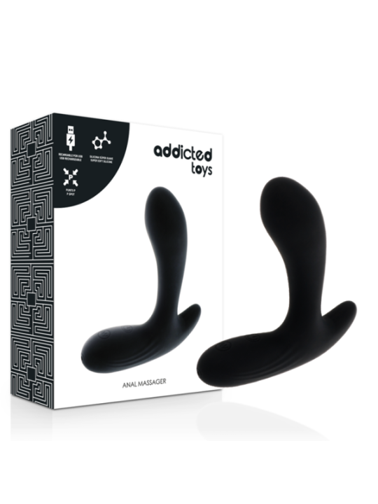 ADDICTED TOYS - MASSEUR ANAL VIBRATION NOIRE