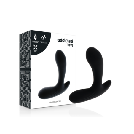 ADDICTED TOYS - MASSEUR ANAL VIBRATION NOIRE