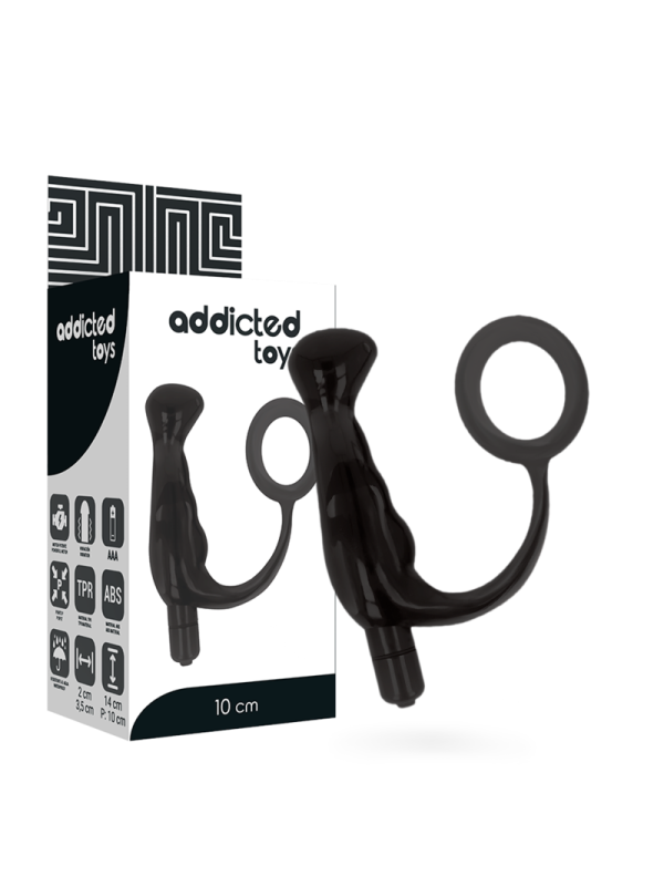 ADDICTED TOYS - VIBRATEUR PROST TICO NOIR 10 CM