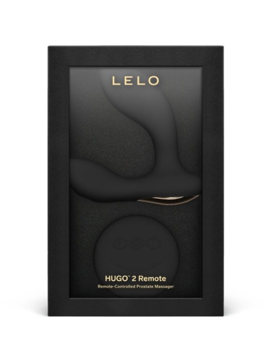 LELO - TÉLÉCOMMANDE DE MASSEUR DE PROSTATE HUGO 2 NOIR