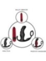 ARMONY - KNIGHT VIBRATEUR ANAL PROSTATE & ANNEAU TÉLÉCOMMANDE NOIR