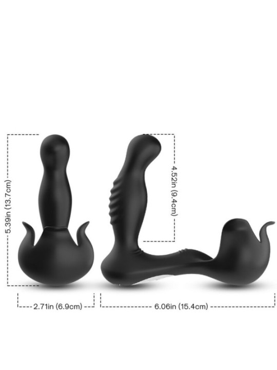 ARMONY - VIBRATEUR SURROUND ANAL & STIMULATEUR TESTICULOS TÉLÉCOMMANDE NOIR