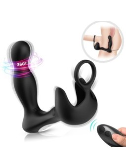 ARMONY - VIBRATEUR SURROUND ANAL & STIMULATEUR TESTICULOS & ANNEAU TÉLÉCOMMANDE NOIR