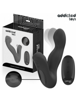 ADDICTED TOYS - MASSEUR DE PROSTATE OSCILLANT AVEC MODE PULSATION ET TÉLÉCOMMANDE