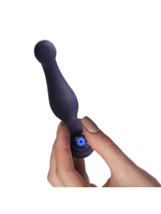 ROCKS-OFF - MINI BAGUETTE RECHARGEABLE 16 FONCTIONS ROSE PIVOINE