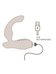 ROCKS-OFF - MINI BAGUETTE RECHARGEABLE 16 FONCTIONS ROSE PIVOINE