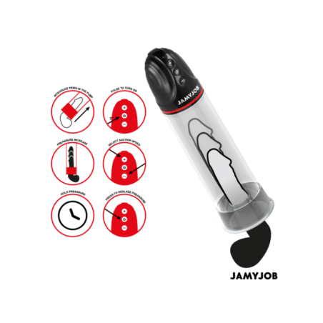 JAMYJOB - POMPE AUTOMATIQUE XPAND 3 NIVEAUX D'ASPIRATION GRIS