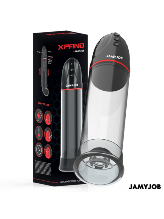 JAMYJOB - POMPE AUTOMATIQUE XPAND 3 NIVEAUX D'ASPIRATION GRIS