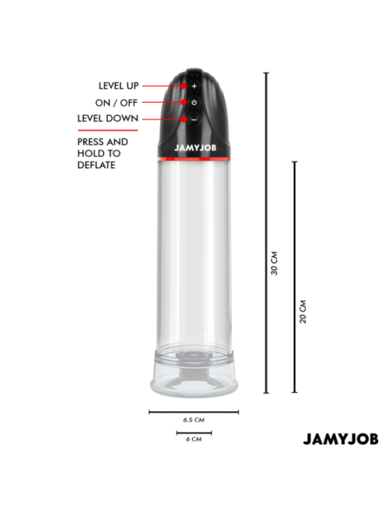 JAMYJOB - POMPE AUTOMATIQUE XPAND 3 NIVEAUX D'ASPIRATION GRIS