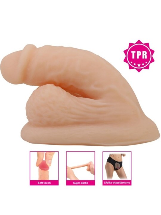 PRETTY LOVE - DILDO WILDON ULTRA RÉALISTE ET ÉLASTIQUE 10 CM NATUREL