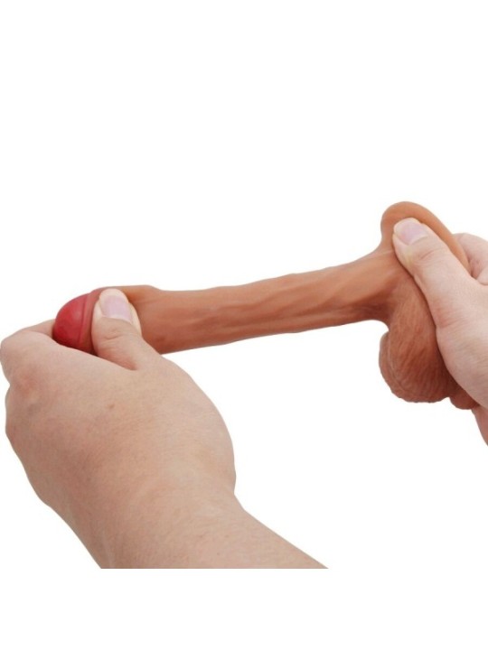 PRETTY LOVE - WARNELL GODE ULTRA RÉALISTE ET ÉLASTIQUE 9,5 CM MULATO