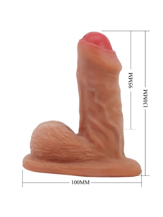 PRETTY LOVE - WARNELL GODE ULTRA RÉALISTE ET ÉLASTIQUE 9,5 CM MULATO