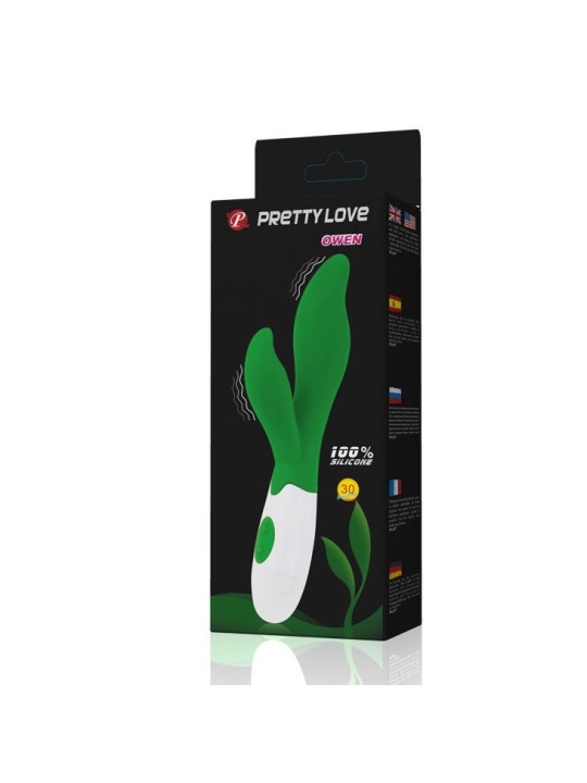 PRETTY LOVE - FLIRTATION VIBRATEUR OWEN VERT