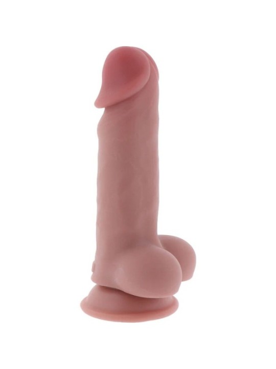 GET REAL - PÉNIS RÉALISTE DE LUXE AVEC TESTICULES EXTRA ÉPAIS DE 17 CM