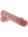 GET REAL - PÉNIS RÉALISTE DE LUXE AVEC TESTICULES EXTRA ÉPAIS DE 34,5 CM
