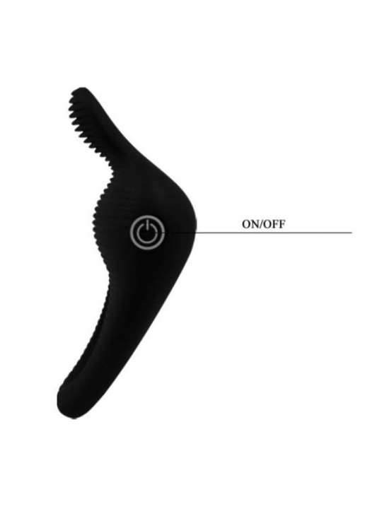 PRETTY LOVE - THIMBLE ANNEAU VIBRATEUR NOIR