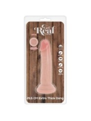 GET REAL - PÉNIS DE LUXE ÉPAIS DOUBLE DENSITÉ EN TPE 25,5 CM