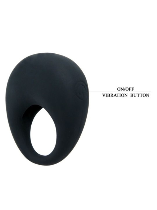 PRETTY LOVE - TRAP ANNEAU VIBRATEUR NOIR