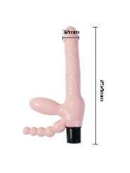 BAILE - HARNAIS SANS CORDE TPR AVEC VIBRATION ET STIMULATION ANAL 25.4 CM