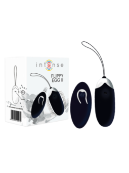 INTENSE - OEUF VIBRANT FLIPPY II AVEC TÉLÉCOMMANDE NOIR