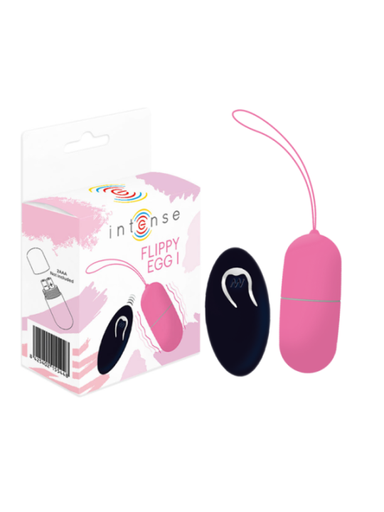 INTENSE - OEUF VIBRANT FLIPPY I AVEC TÉLÉCOMMANDE ROSE
