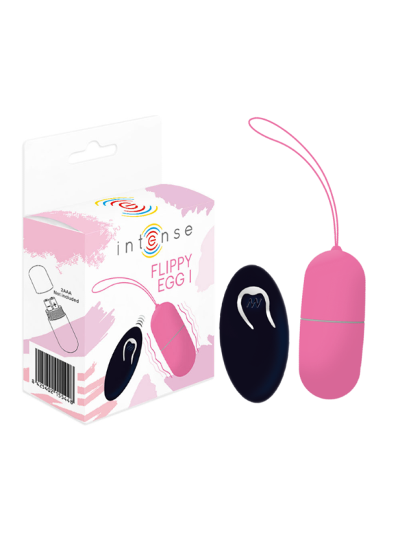INTENSE - OEUF VIBRANT FLIPPY I AVEC TÉLÉCOMMANDE ROSE