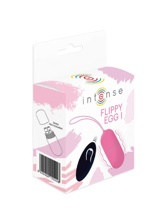 INTENSE - OEUF VIBRANT FLIPPY I AVEC TÉLÉCOMMANDE ROSE