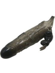 BAILE - COUVRE-PÉNIS BRAVE MAN AVEC LAPIN NOIR 16.5 CM