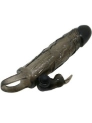 BAILE - COUVRE-PÉNIS BRAVE MAN AVEC LAPIN NOIR 16.5 CM
