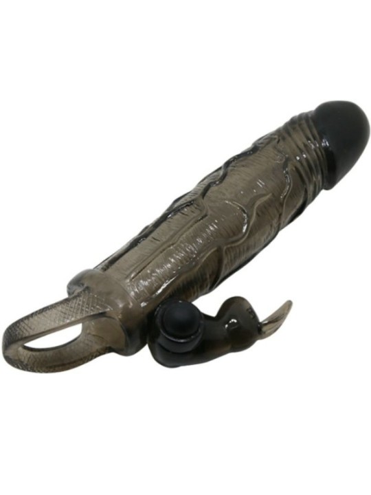 BAILE - COUVRE-PÉNIS BRAVE MAN AVEC LAPIN NOIR 16.5 CM