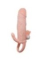 BAILE - COUVRE-PÉNIS BRAVE MAN AVEC CHAIR DE STIMULATION CLIT ET ANAL 16.5 CM