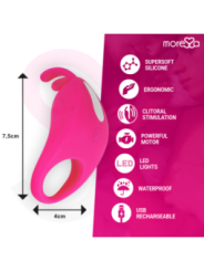 MORESSA - BRAD PREMIUM SILICONE RECHARGEABLE ROSE