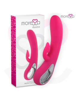 MORESSA - DUSTIN ASPIRATION CLITORIDIENNE ET VIBRATIONS PUISSANTES SILICONE PREMIUM RECHARGEABLE