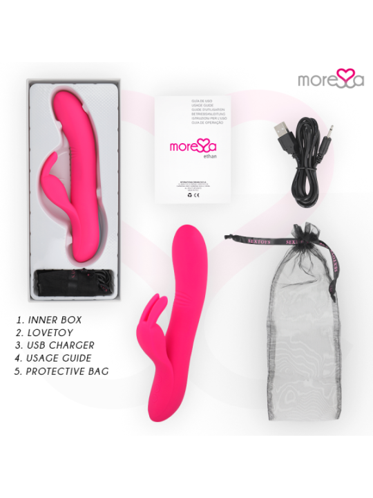MORESSA - ETHAN RECHARGEABLE EN SILICONE PREMIUM