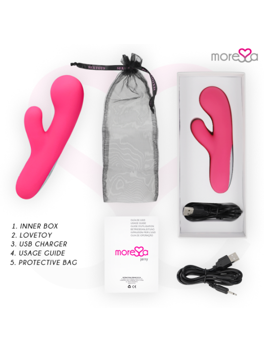 MORESSA - JERRY RECHARGEABLE EN SILICONE PREMIUM