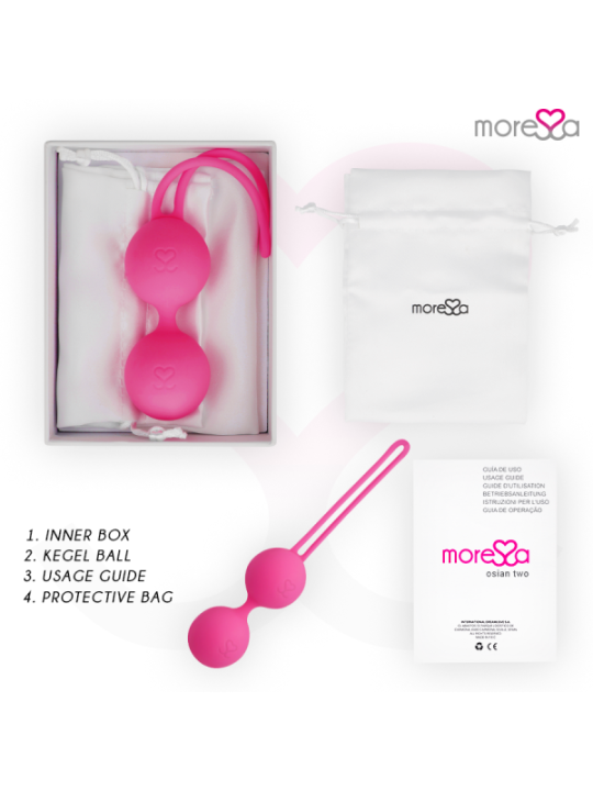 MORESSA - OSIAN DEUX SILICONE PREMIUM ROSE