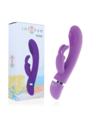 INTENSE - VIBRATEUR OSCILLANT SUSY SILICON RABBIT LILAS