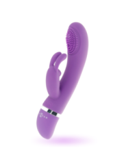 INTENSE - VIBRATEUR OSCILLANT SUSY SILICON RABBIT LILAS