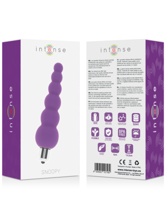 INTENSE - SNOOPY 7 VITESSES SILICONE LILAS