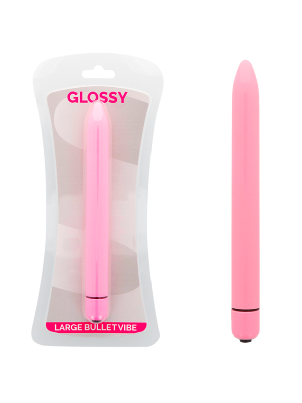 GLOSSY SLIM - VIBRATEUR ROSE