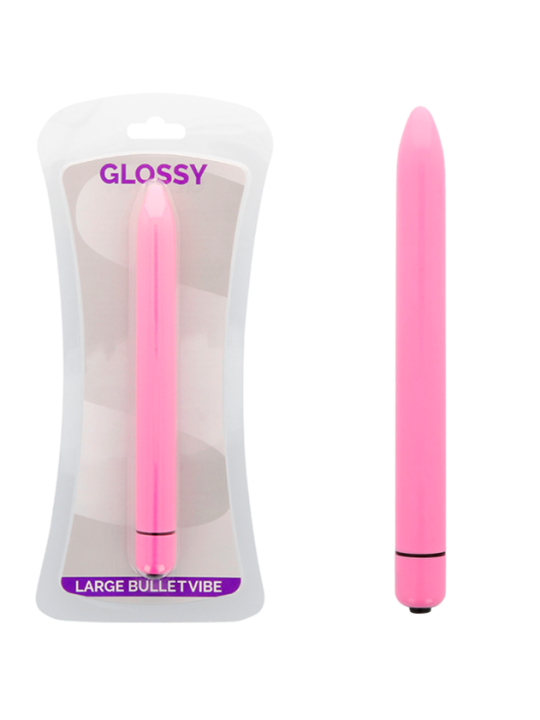 GLOSSY - VIBRATEUR SLIM DEEP ROSE