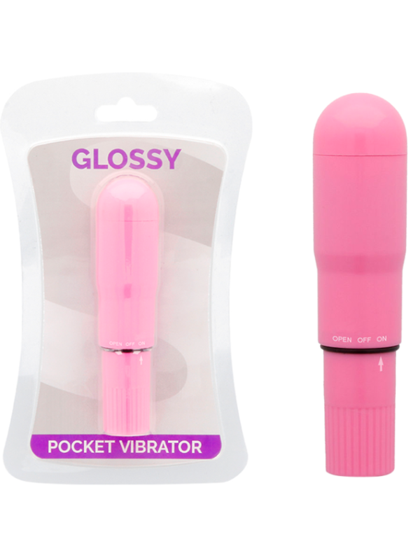 GLOSSY - VIBRATEUR DE POCHE DEEP ROSE