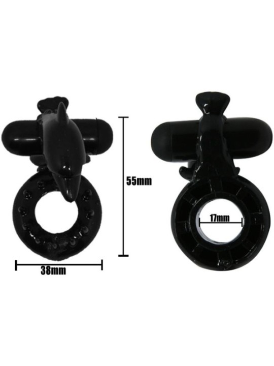 BAILE - ANNEAU DOUX AVEC STIMULATEUR CLITORIS DOLPHIN