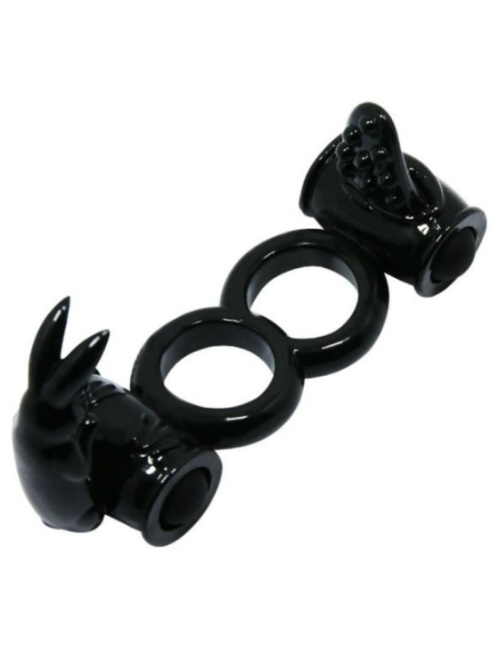 BAILE - SWEET RING DOUBLE ANNEAU AVEC DOUBLE LAPIN